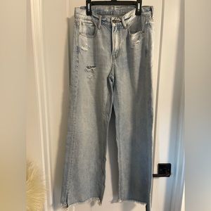 American Eagle Distressed Short Straight Leg Skater Jeans 2